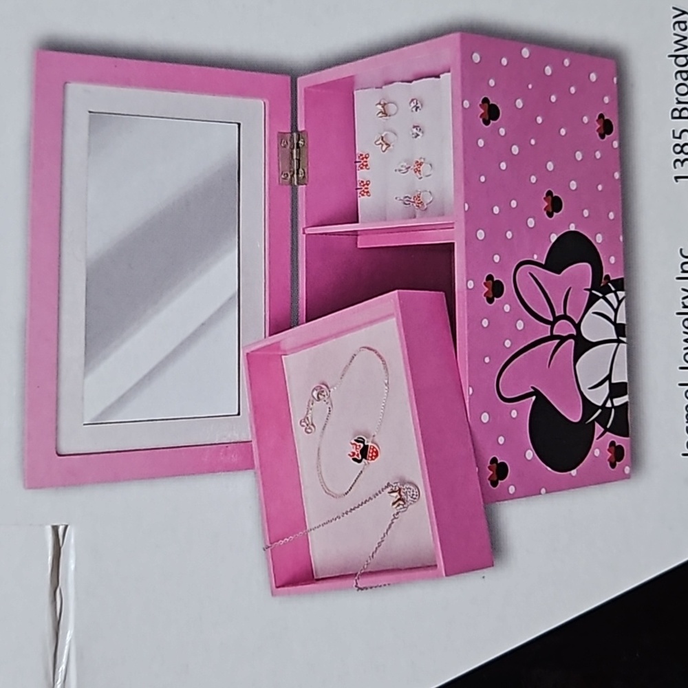 Disney Minnie Mouse Jewelry Box  7.08in x 4.52in x 3.81 in